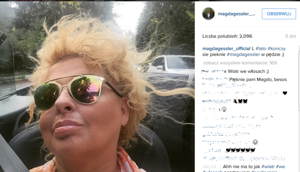 Magda Gessler w kabriolecie!